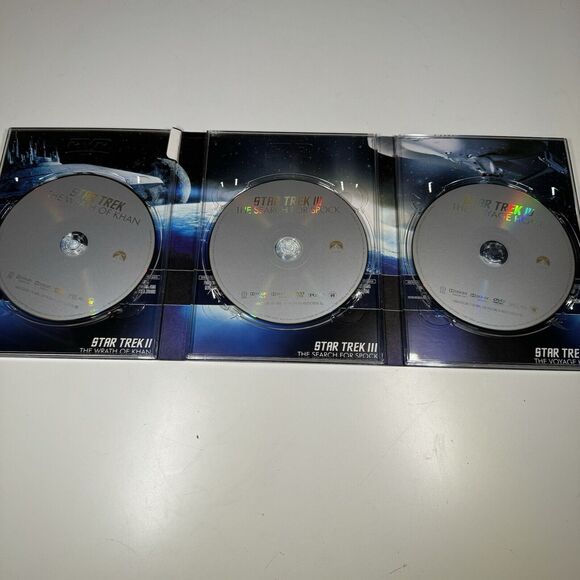 Star Trek: Motion Picture Trilogy (Domestic) - DVD - Very Good - Picture 3 of 4